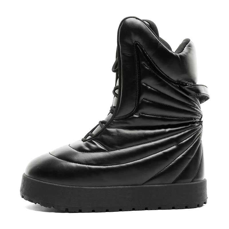 Chaussures Hiver Homme 2025 | Pantoufles Chaudes Imperméables | Peluche Antidérapant | Sneakers Neige