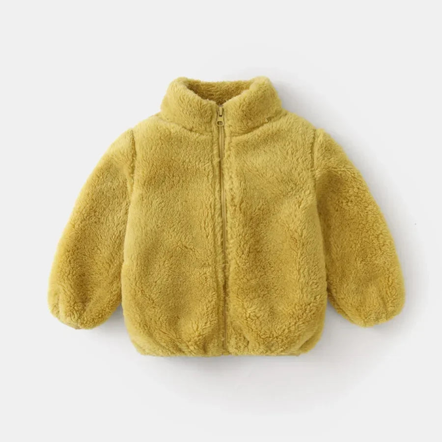 Manteau Enfant 2025 | Veste Polaire Chaude Garçon Fille | Printemps-Automne-Hiver Bébé