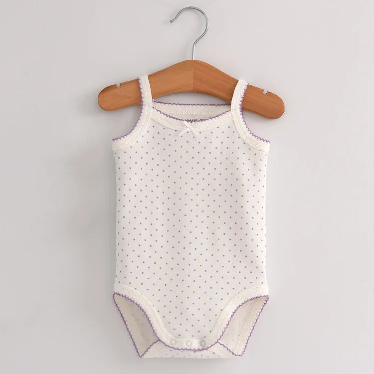 Body Bébé Fille | Sans Manches | Romper Coton | Combinaison Été | Nouveau-Né & Tout-Petits (v2)