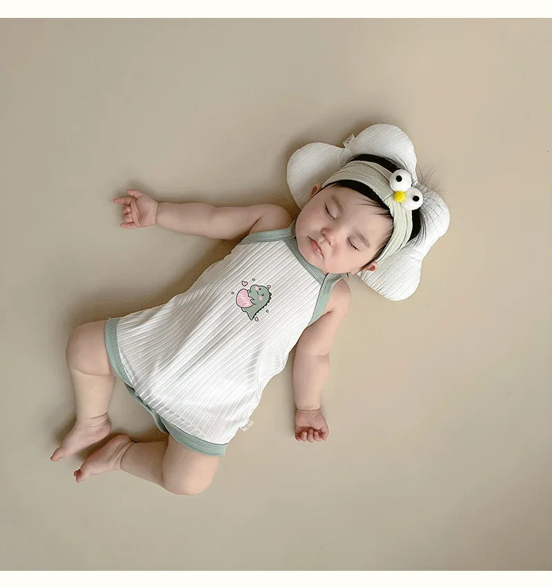 Body Bébé Fille | Sans Manches | Romper Coton | Combinaison Été | Nouveau-Né & Tout-Petits (v2)