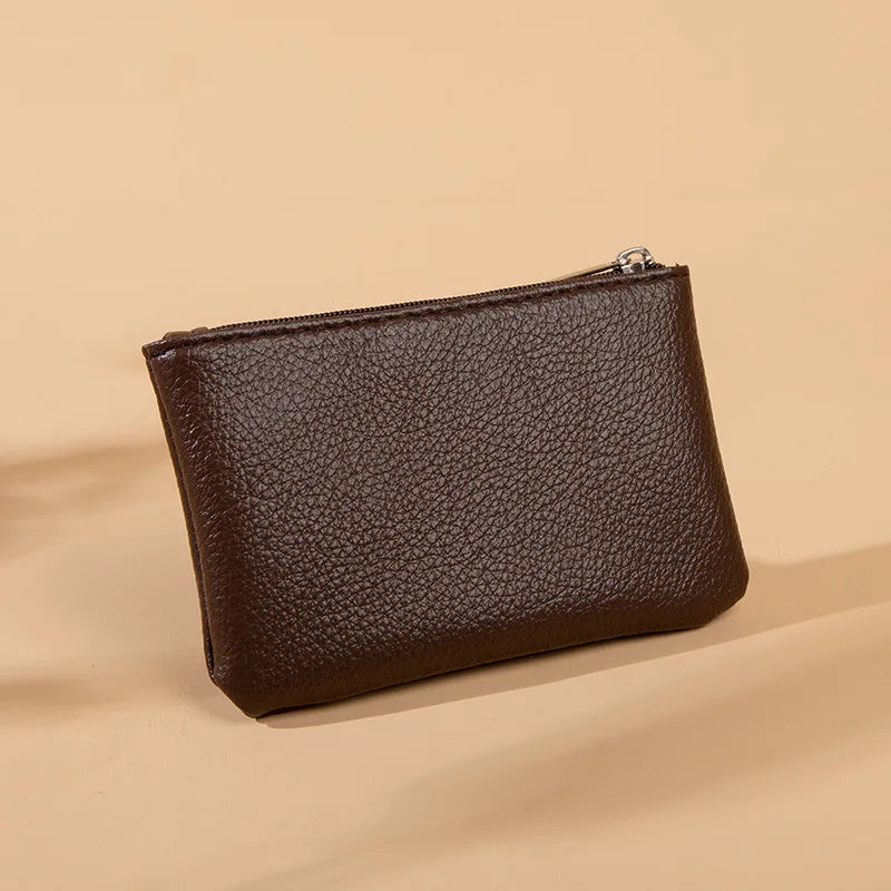 Petit Portefeuille Femme | Fermeture Éclair | Porte-Cartes & Clés | Cuir PU Haute Qualité | Court