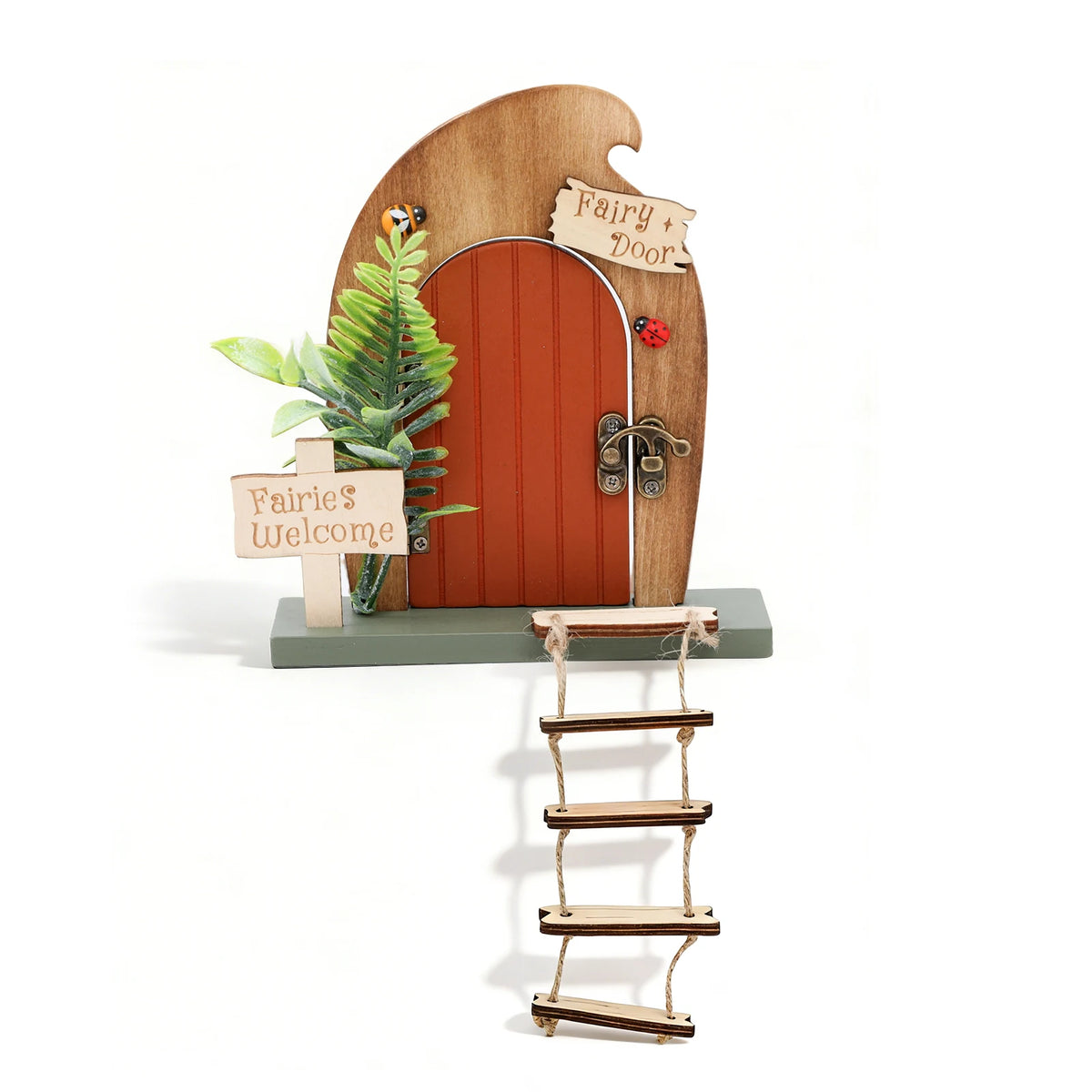 Porte Miniature Fée en Bois | Décoration Chambre Enfant & Jardin | Accessoire Conte de Fées