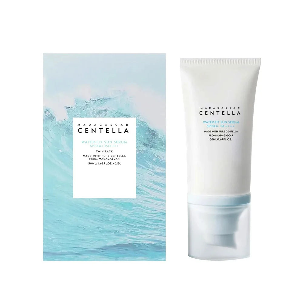 50+ Facial Sunscreen Centella Protector Solar Sunblock Skin Whitening Cream Moisturizing Protector Care Body Sunscreen