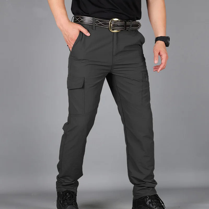 Men's Cargo Pants Army Military Tactical Pants Streetwear Jogger Trekking Hiking Mountain Work Tourism Trousers Slim Fit