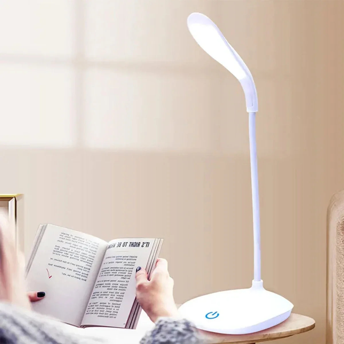 Lampe de Bureau LED de Lecture Portable | Charge USB | Tactile Dimmable | Protection des Yeux | Bureau & Chambre