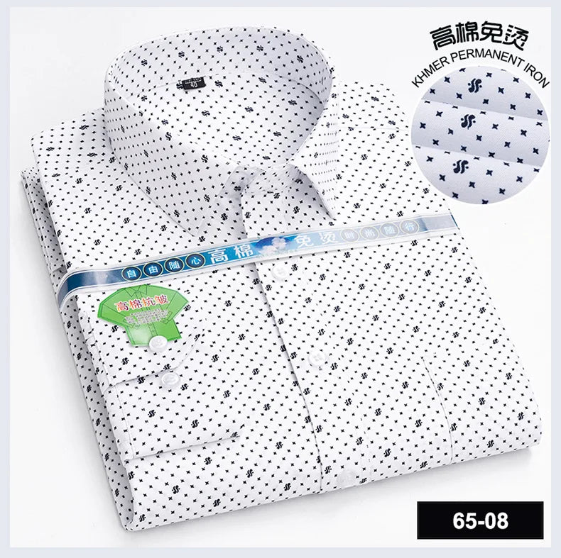 2026 Long Sleeve Shirt Men's Tops for Men Men's Clothing White Shirt Men's Fashion Clothing Trends