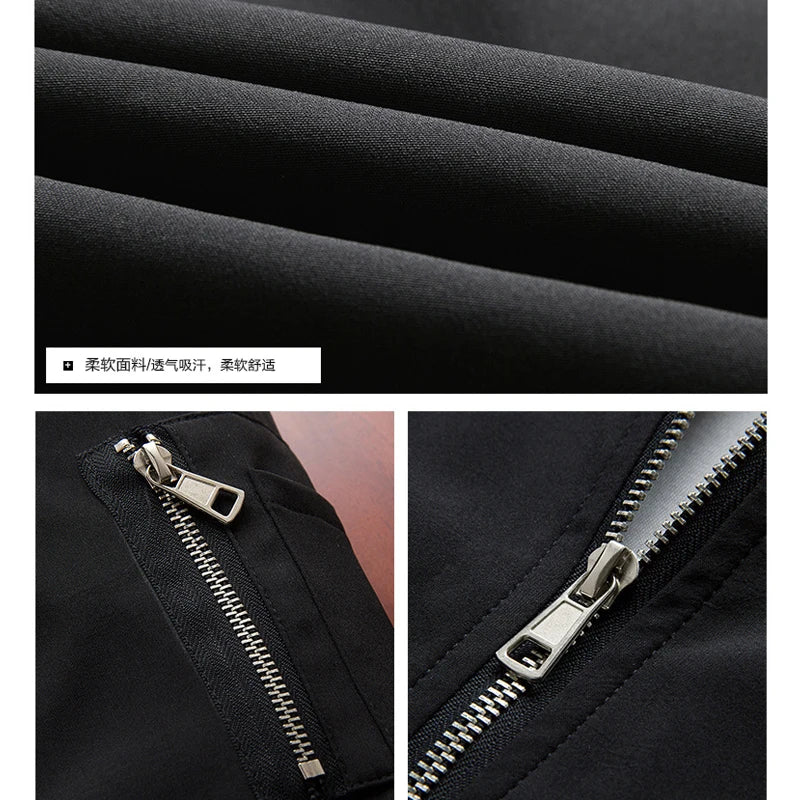 Blouson zippé ajusté pour homme | Style bomber