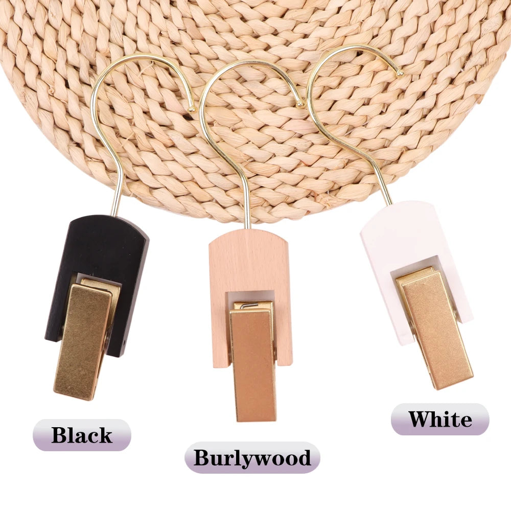 Cintre Bois Rangement Perruques & Extensions | Porte-Perruque Multiple | Organisateur Salon