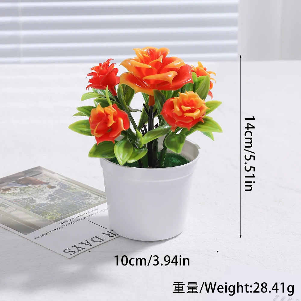Bonsaï Simulé Pot | Faux Fleurs | Décoration Mariage, Maison & Cadeau Pendaison de Crémaillère