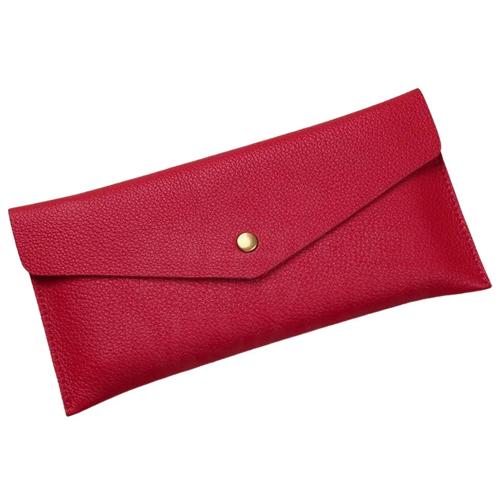 Portefeuille Femme Cuir PU Souple | Une Pièce | Grande Capacité | Porte-Monnaie Long Porte-Cartes