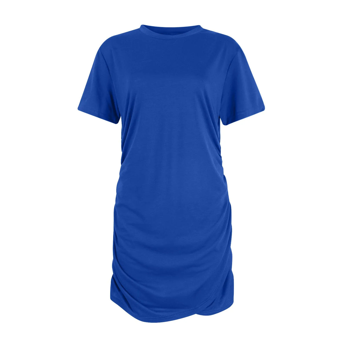Robe Bodycon Femme Courte | Uni Col Rond Manches Courtes | Coupe Ajustée Sexy Casual | Été