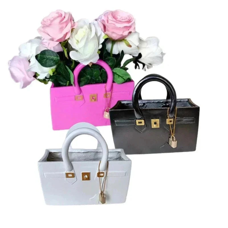 Vase Sac Créatif Décoratif | Ornement Table Minimaliste | Mariage & Intérieurs Modernes