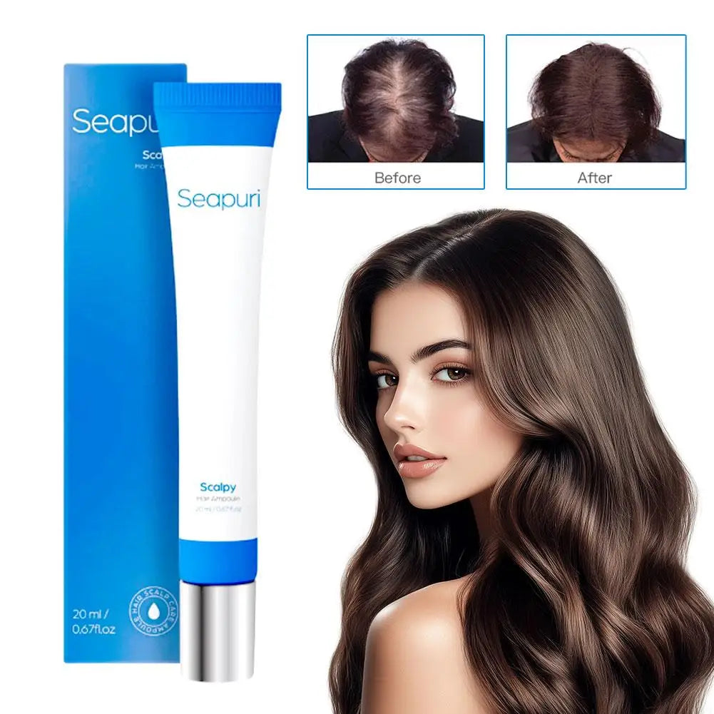Essence Capillaire Seapuri | Nettoyage Cuir Chevelu | Stimule Croissance | Effet Frais & Revigorant