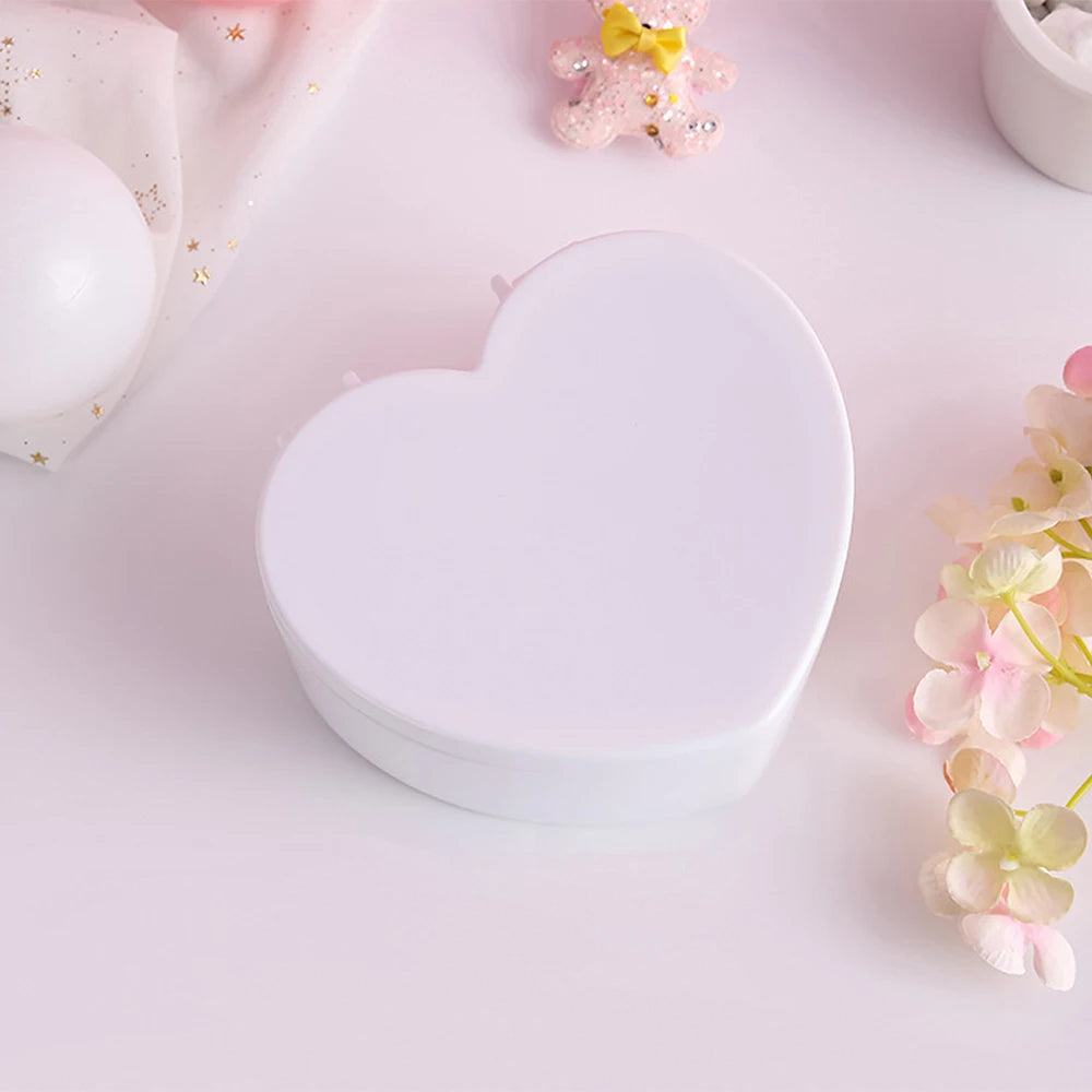 Boîte Rangement Accessoires Cheveux avec Miroir | Pinces Barrettes Élastiques Fille | Étui Voyage Portable