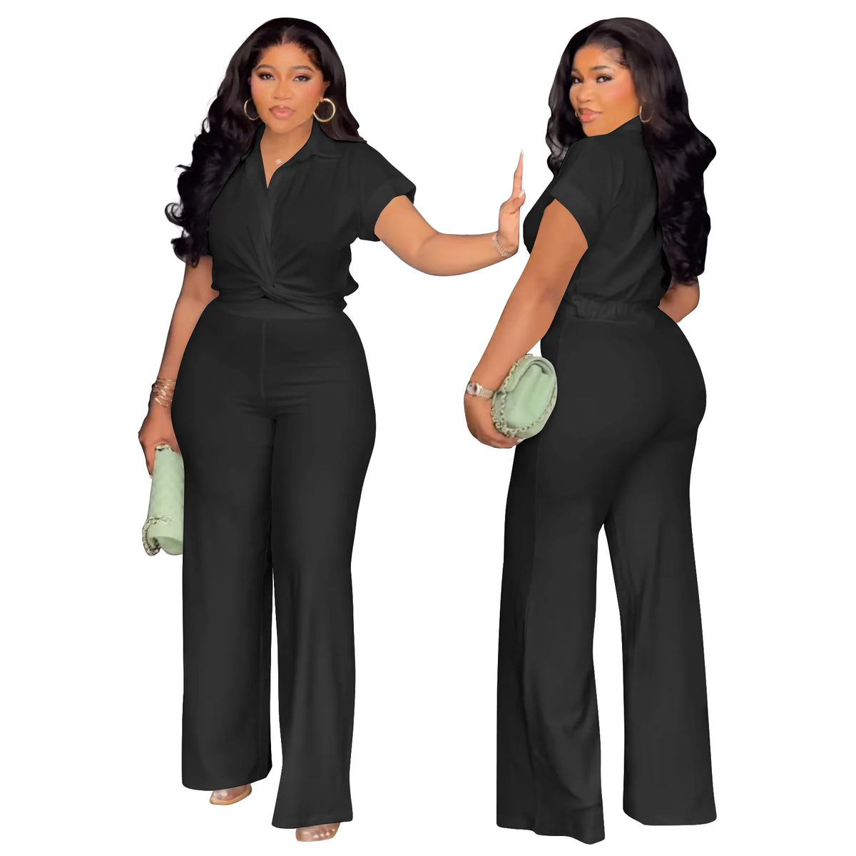 2 Piece Women Sets 2025 New Arrival Plus Size Summer Matching Sets Print Two Pieces Sets Top Pants Suits Outfits Clothing