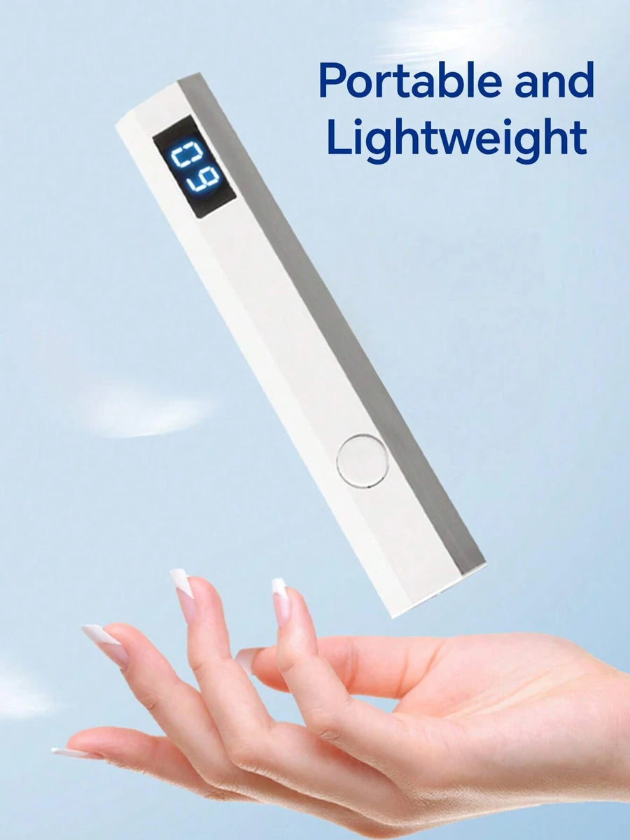 Lampe UV LED Portable pour Ongles en Gel | Rechargeable | Support de Bureau | Nail Art