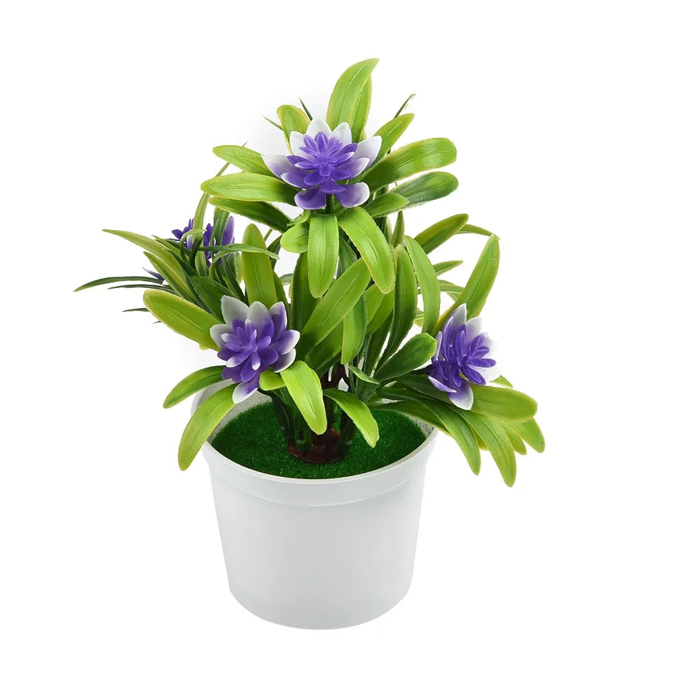 Plante Artificielle Réaliste en Pot | Décor Maison, Bureau & Mariage | Bonsaï Extérieur & Intérieur