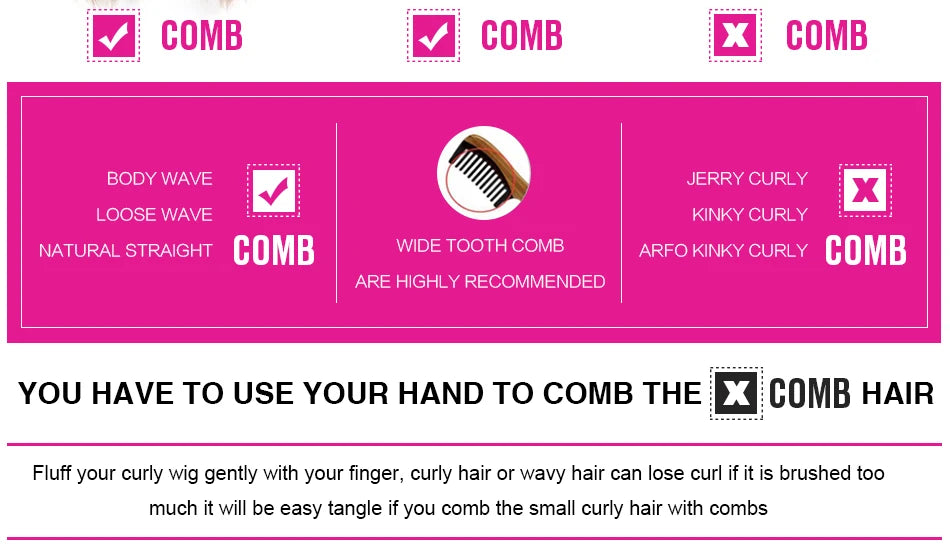 Perruque Headband Kinky Curly | Machine Made | Cheveux Humains Brésiliens Remy | 180% Densité | Couleur Naturelle