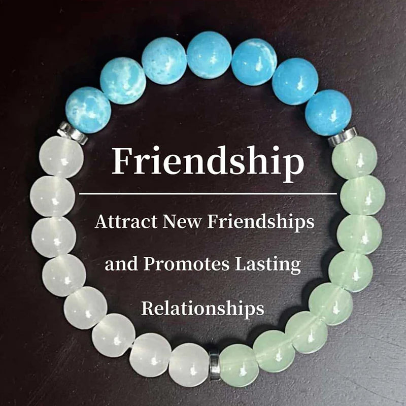 Stylish Unisex Beaded Bracelets with Natural Stones, Multi-Function Fashion Jewelry, Excellent Present for Loved Ones