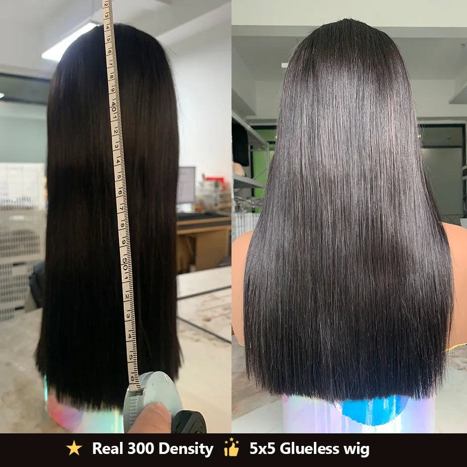 Perruque Bob Super Double Drawn | 250-300% Densité | 13x6 & 13x4 & 2x6 & 5x5 Lace | Glueless | Cheveux Humains | Femmes Noires