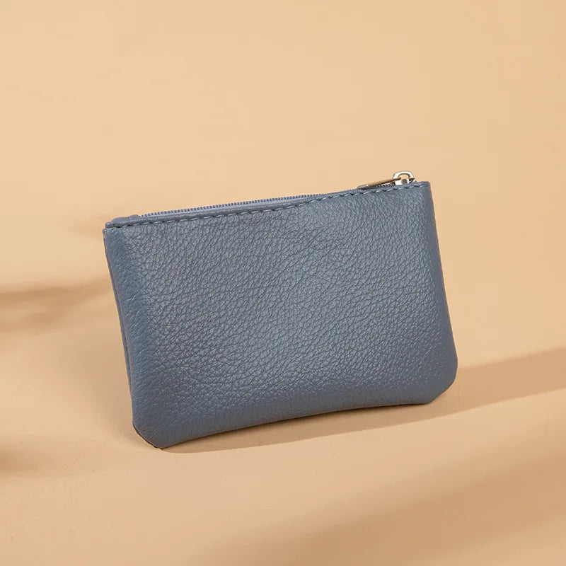 Petit Portefeuille Femme | Fermeture Éclair | Porte-Cartes & Clés | Cuir PU Haute Qualité | Court