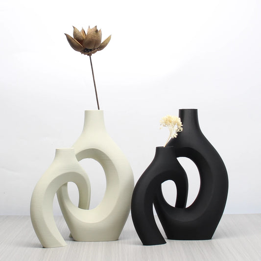 Bohemian Style Art Vases, Home Decoration Vases, Perfect Choice for Home and Office Decoration, Suitable for Living Room, Bedroom and Wedding Center Furnishings