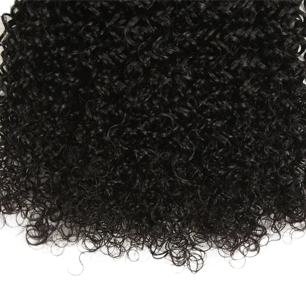 Tissage Kinky Curly Lisse Remy Brésilien | Lot Simple | Extensions Cheveux Humains Naturels