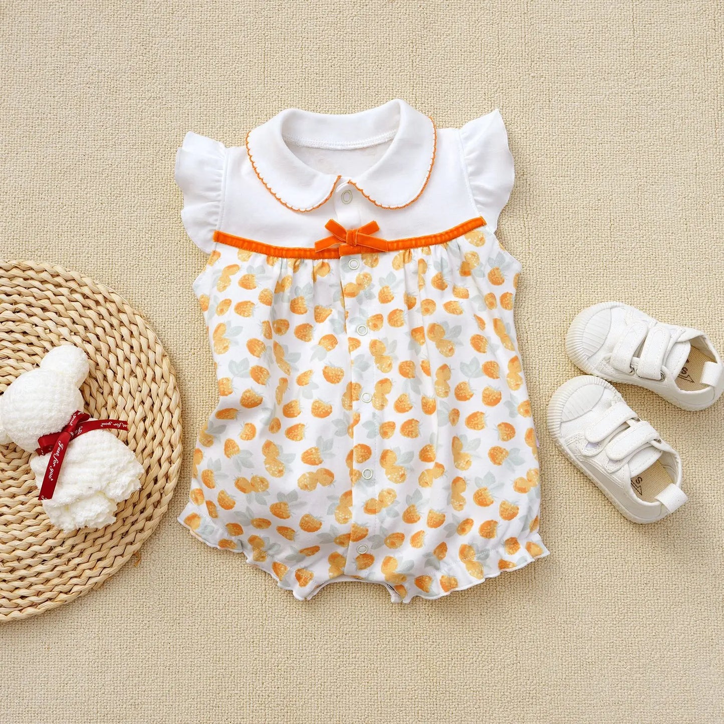 Fashion princess New baby Romper For Babies Clothes Short Sleeve cute newborn baby clothes