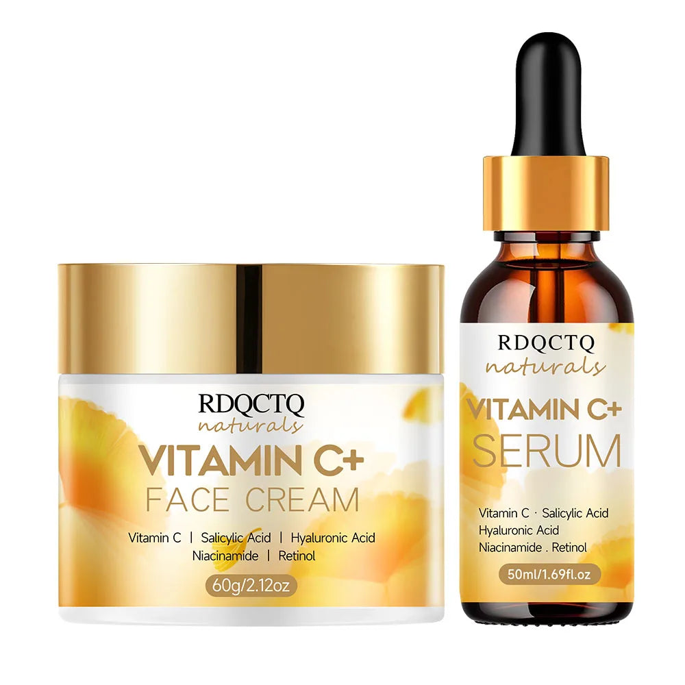 Vitamin C Cream & Serum 2-Piece Set: Optimized Title with Key Ingredients and Safe Efficacy Claims