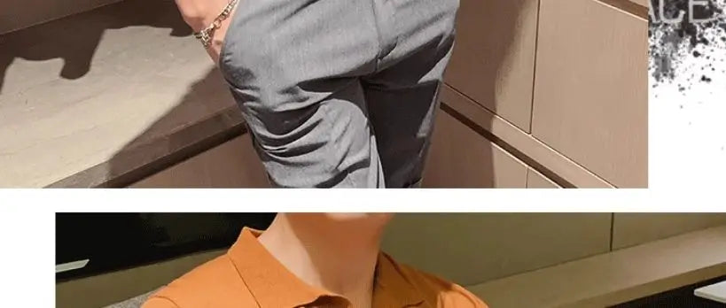 Polo en maille uni pour homme | Manches courtes