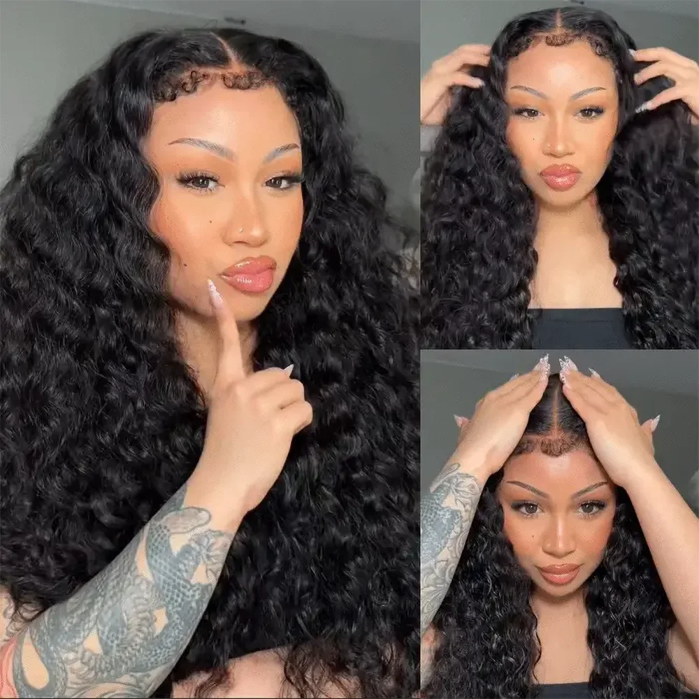 Perruque Lace Front Kinky Curly | 13x4 & 13x6 | Cheveux Humains | Frontal Lace Naturel