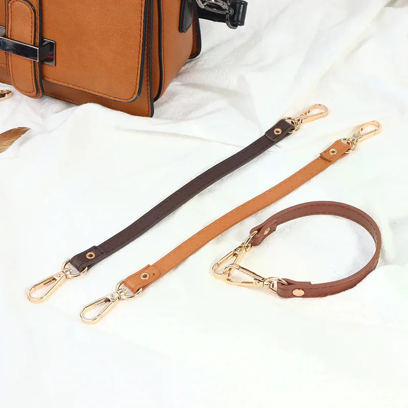 Anse Sac à Main Cuir PU 28 cm | Courte | Remplacement Bandoulière | Accessoire Mode Sac Femme