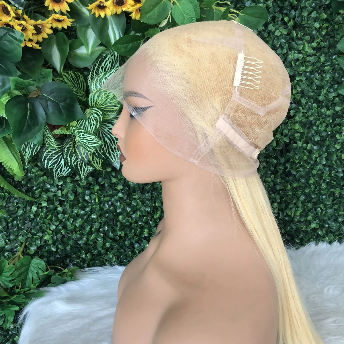 Perruque Full Lisse 613 Blonde | 250% Densité | HD Lace Front | Glueless | Pré-Pluçuée | Cheveux Humains
