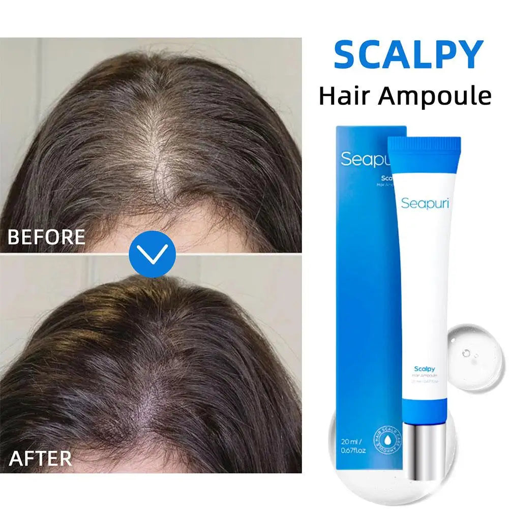 Essence Capillaire Seapuri | Nettoyage Cuir Chevelu | Stimule Croissance | Effet Frais & Revigorant