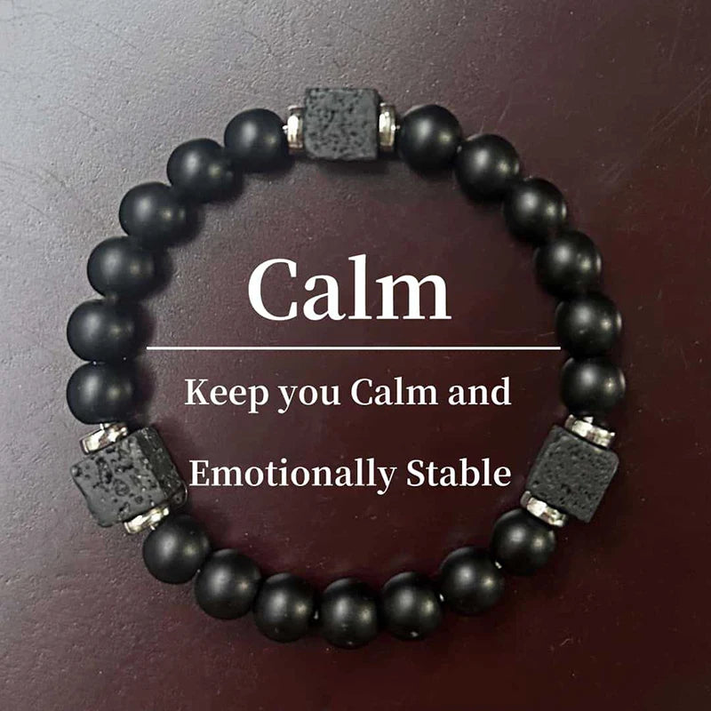 Stylish Unisex Beaded Bracelets with Natural Stones, Multi-Function Fashion Jewelry, Excellent Present for Loved Ones