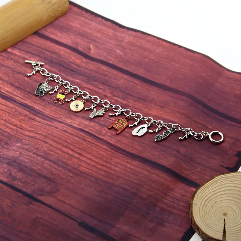 Bracelet Charme Michael Jackson | Infini Amour | Bijou Fan Musique | Cadeau Tendance