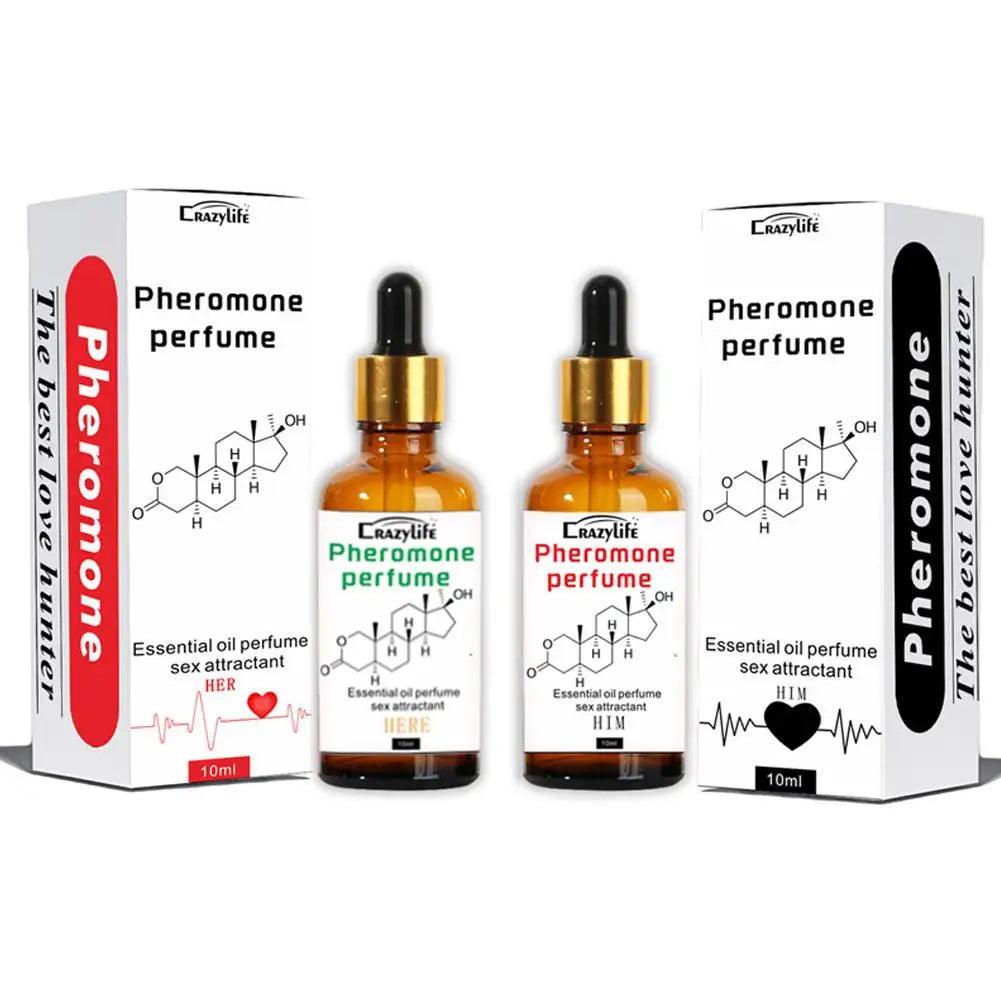 Parfum Phéromones Femme | Huile Essentielle Séduction Longue Durée | 10 ml