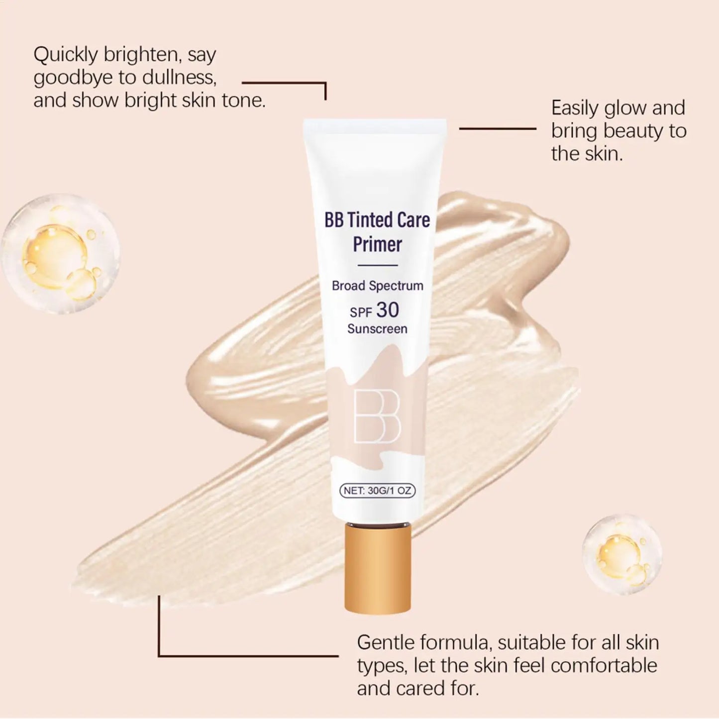 2026 BB Cream Beauty Cream Makeup Foundation Even Skin Tone Foundation Makeup Sunscreen Moisturizing Concealer For Face Makeup