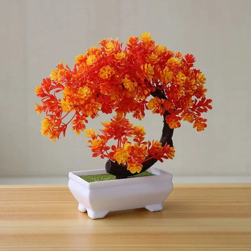 Bonsaï Simulé Pot | Faux Fleurs | Décoration Mariage, Maison & Cadeau Pendaison de Crémaillère