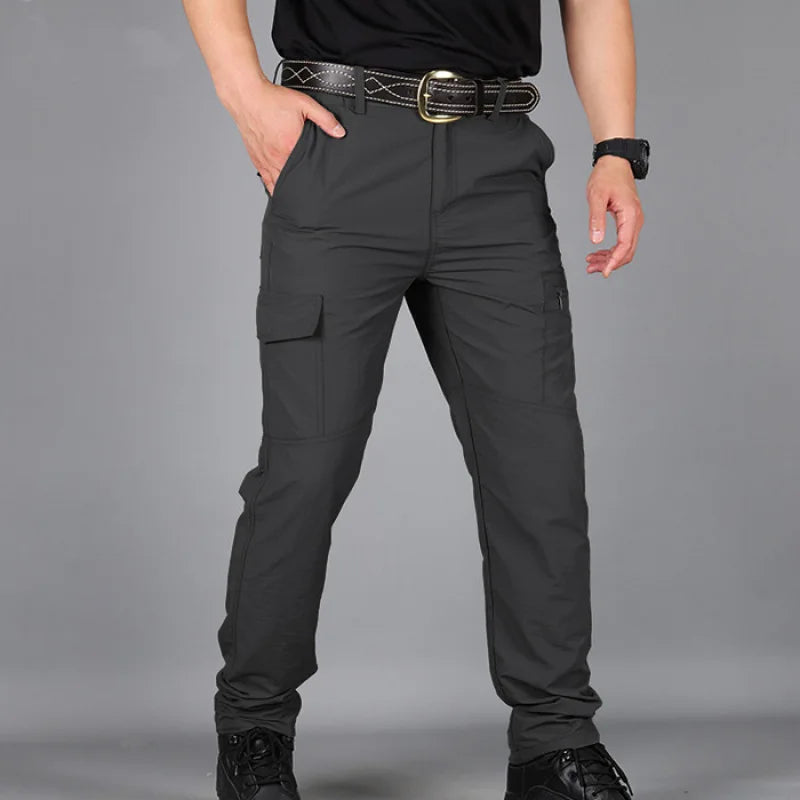 Men's Cargo Pants Army Military Tactical Pants Streetwear Jogger Trekking Hiking Mountain Work Tourism Trousers Slim Fit