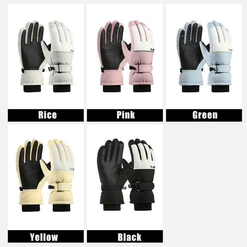 Gants Hiver Enfant Imperméables Antidérapants | Ski & Cyclisme Extérieur | Garçon Fille