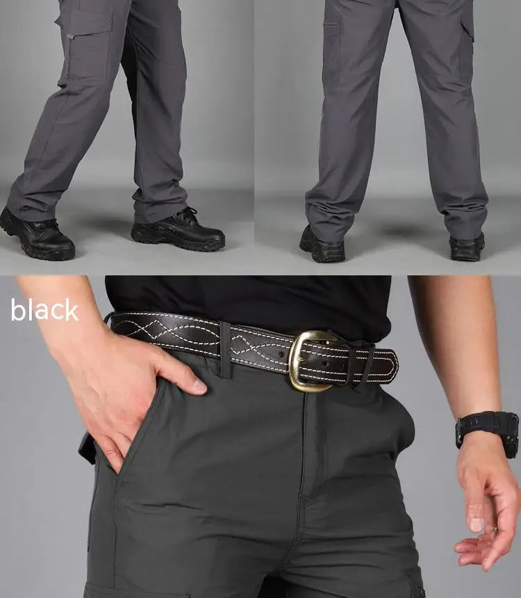 Men's Cargo Pants Army Military Tactical Pants Streetwear Jogger Trekking Hiking Mountain Work Tourism Trousers Slim Fit