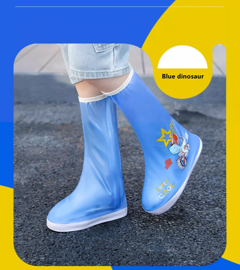 Couvre-Chaussures Pluie Enfant | Imperméable Maternelle | Grand Format | Réutilisable