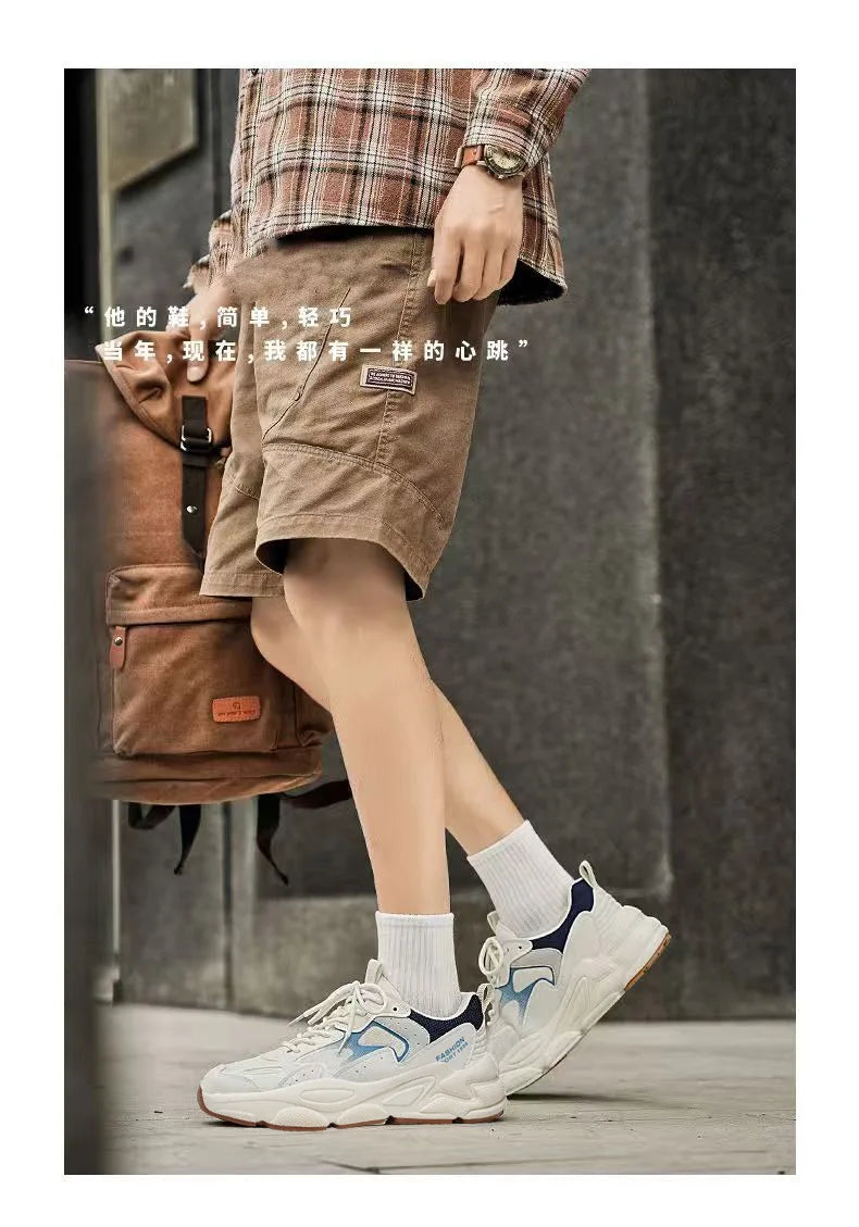 Baskets Dad Homme Été 2026 | Mesh Respirant Casual | Semelle Épaisse Streetwear