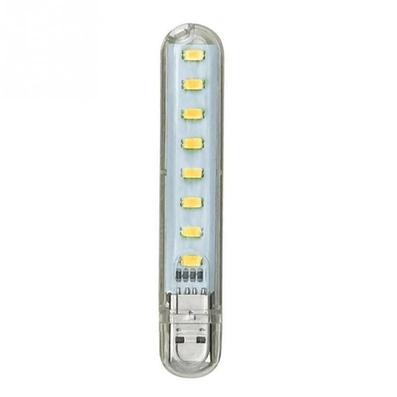 1 Pcs 8 LED Mini Portable USB Lamp DC 5V Camping USB Lighting for PC Laptop Mobile Power Bank Gadget