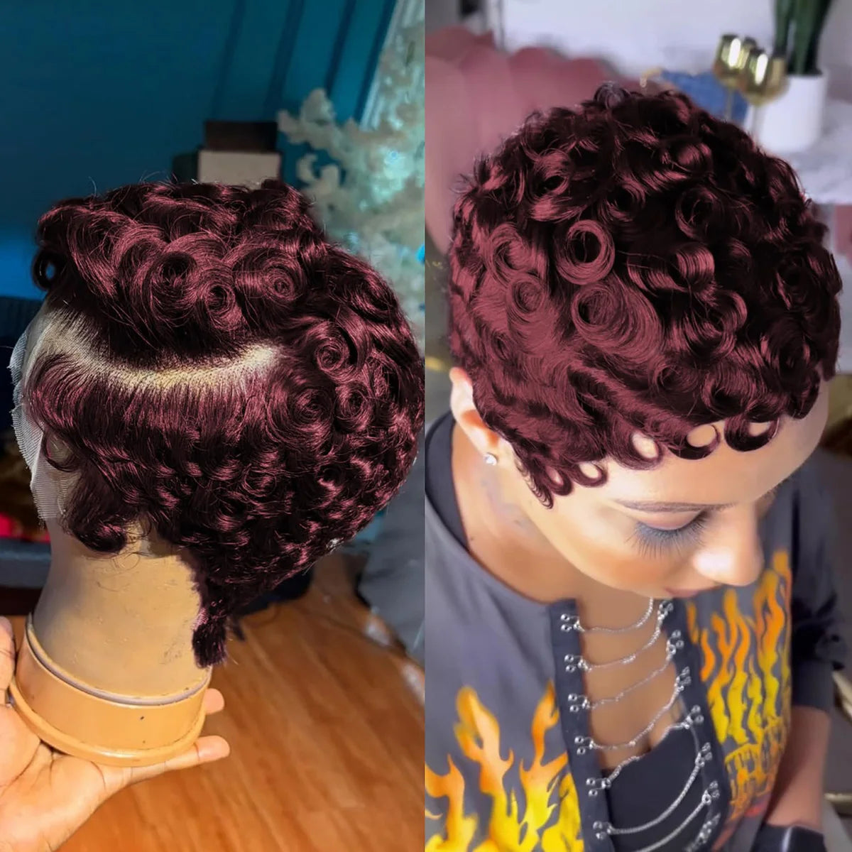Perruque Body Wave Pixie Cut | 13x4 HD Lace Front | Glueless | Pré-Pluçuée | Cheveux Humains | Femme