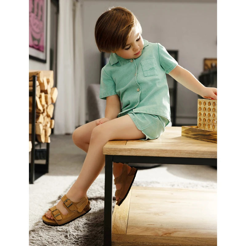 Collection Denim Vert Ali Co SS26 | Robe Chemise & Salopette Coton | Fille & Garçon | Restockage