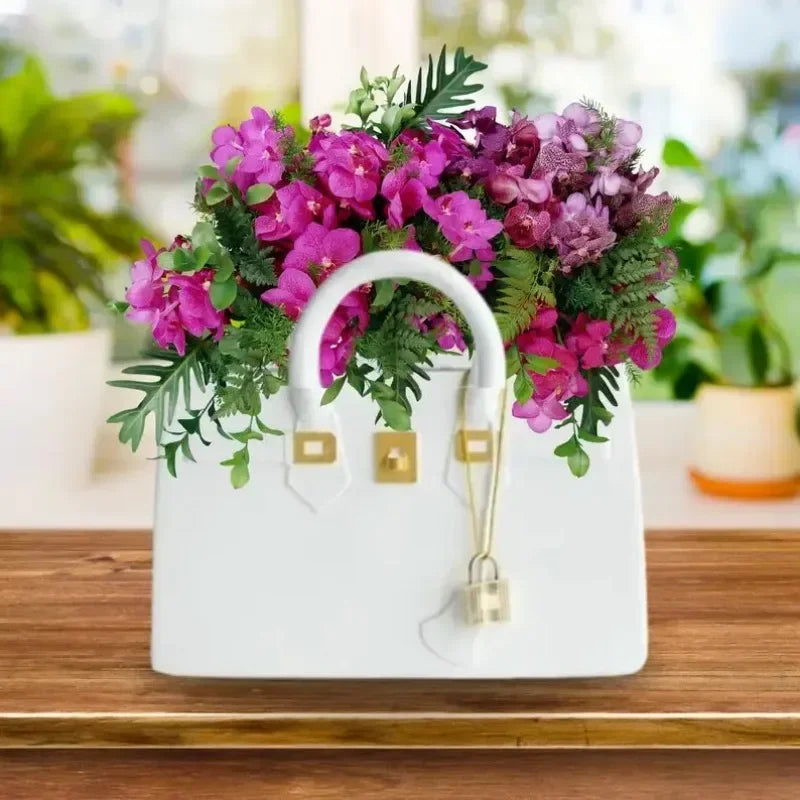 Vase Sac Créatif Décoratif | Ornement Table Minimaliste | Mariage & Intérieurs Modernes
