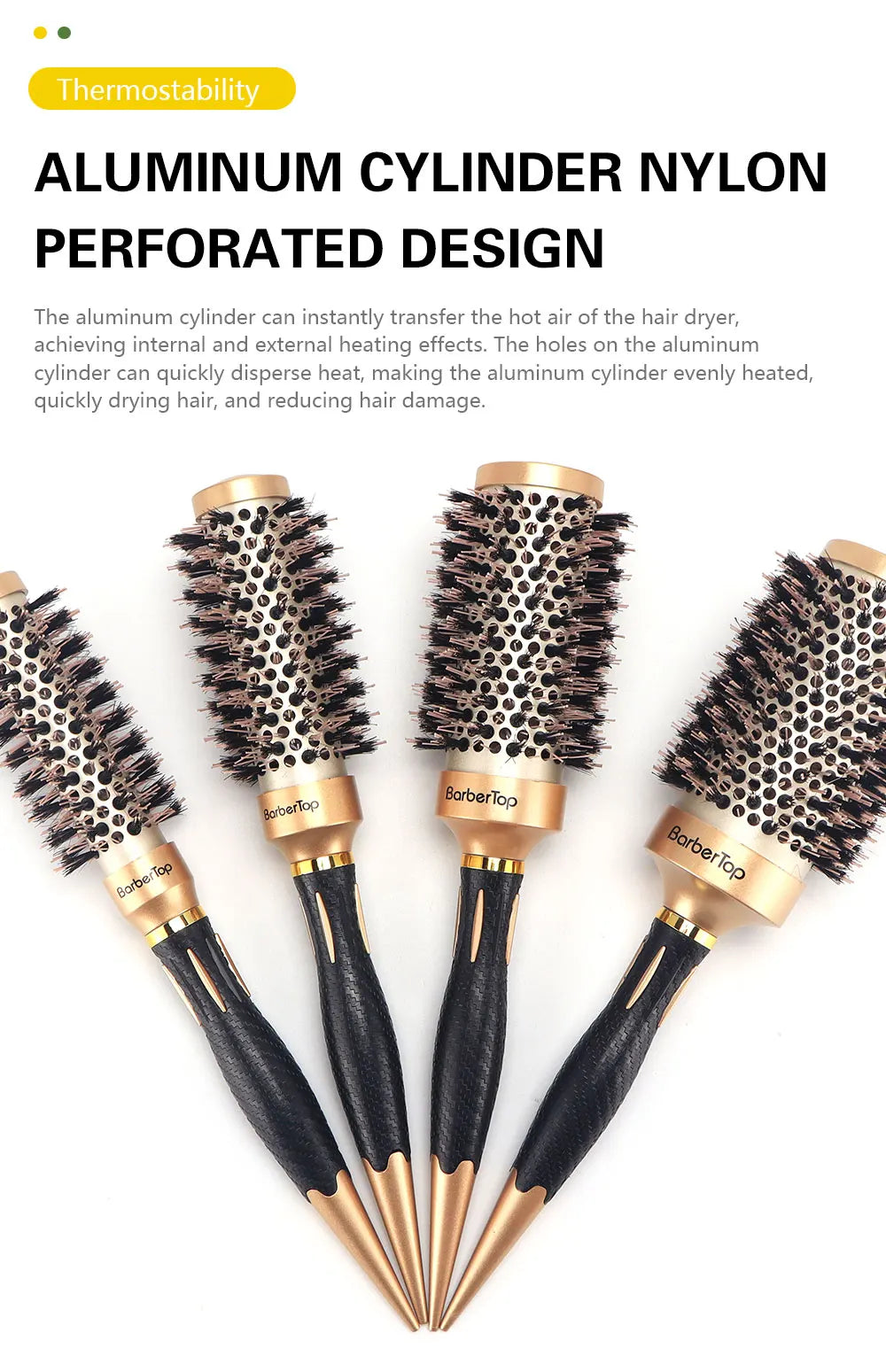 Peigne Coiffure Salon Antistatique | Coiffage Boucles | Brosse Cheveux Mouillés Bouclés | Outil Coiffure Femme
