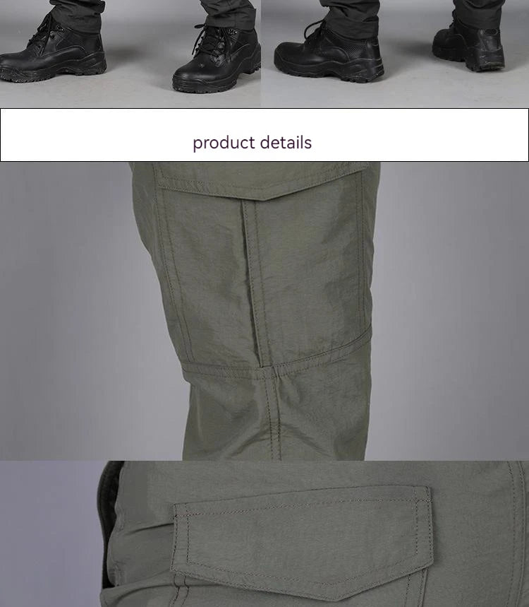 Men's Cargo Pants Army Military Tactical Pants Streetwear Jogger Trekking Hiking Mountain Work Tourism Trousers Slim Fit
